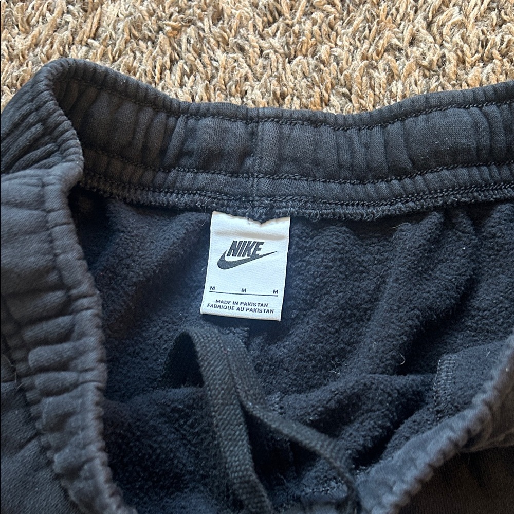 Nike Black Sweatpants with White and Green Logos - Picture 2 of 9